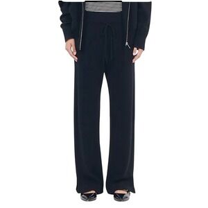 The Kooples Cashmere Wool Blend Pants Straight Leg Drawstring Women's M